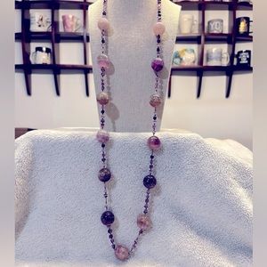 Antique Amethyst Necklace Set